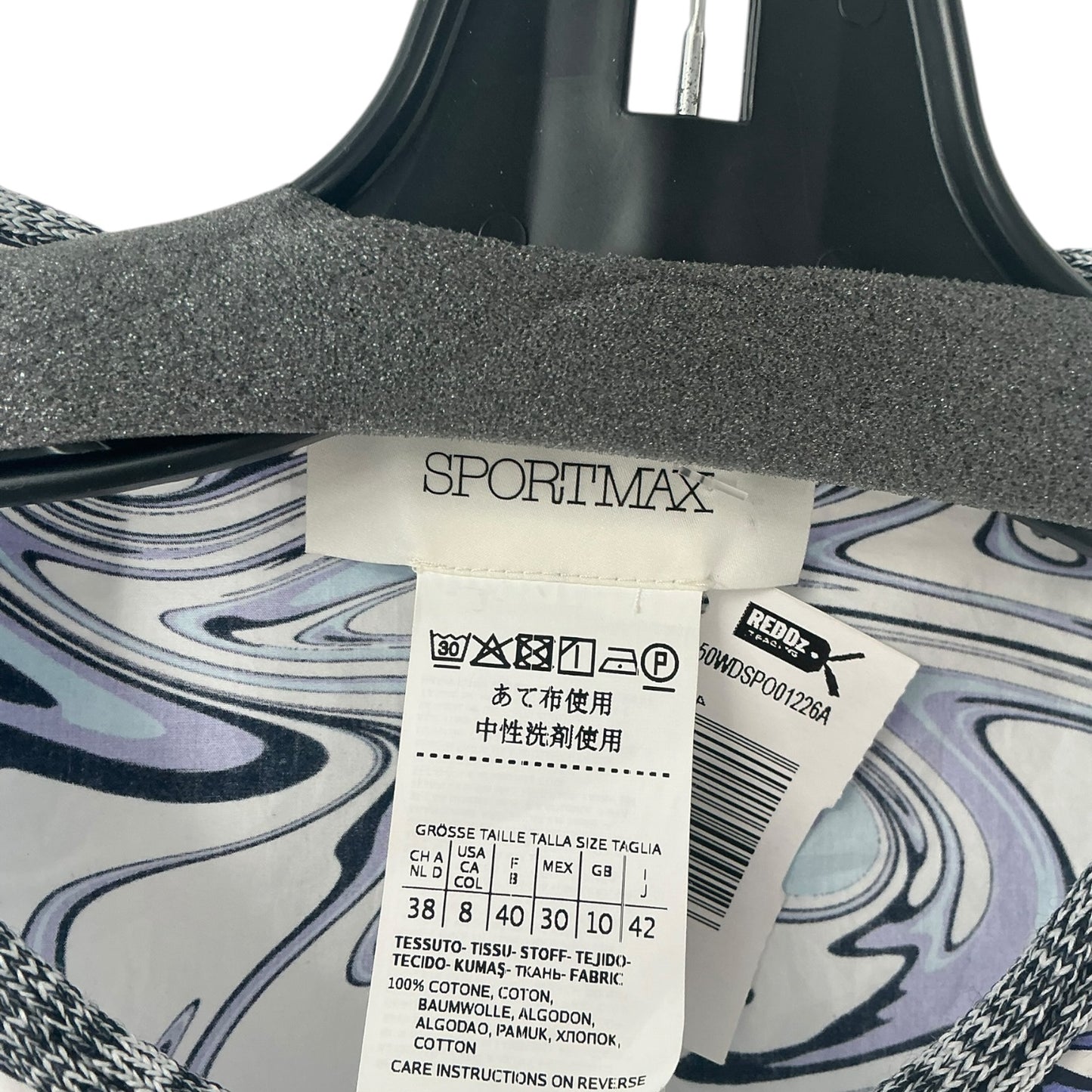 Sportmax "Dotto" Cotton Printed Top