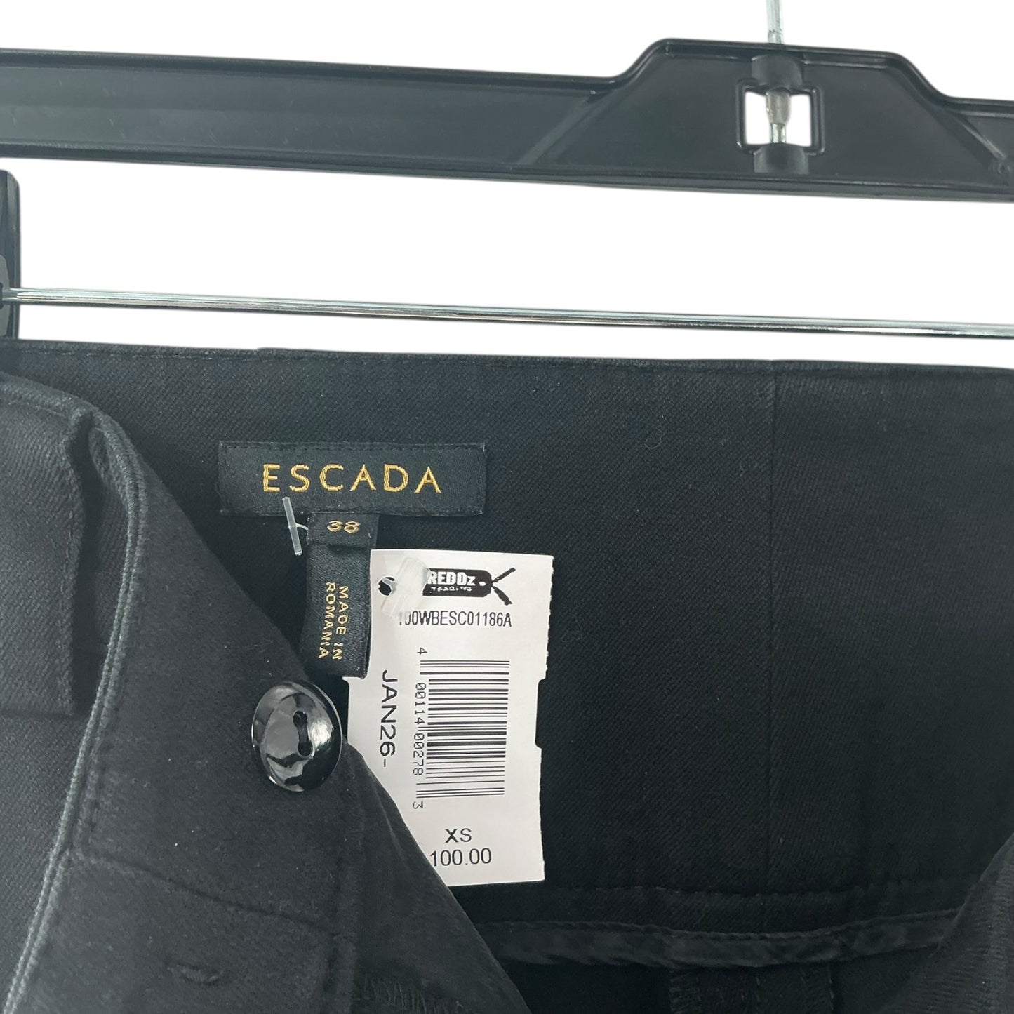 Escada Black Slim-Leg Trousers