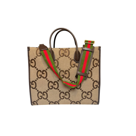 Gucci Monogram Jumbo GG Tote Bag