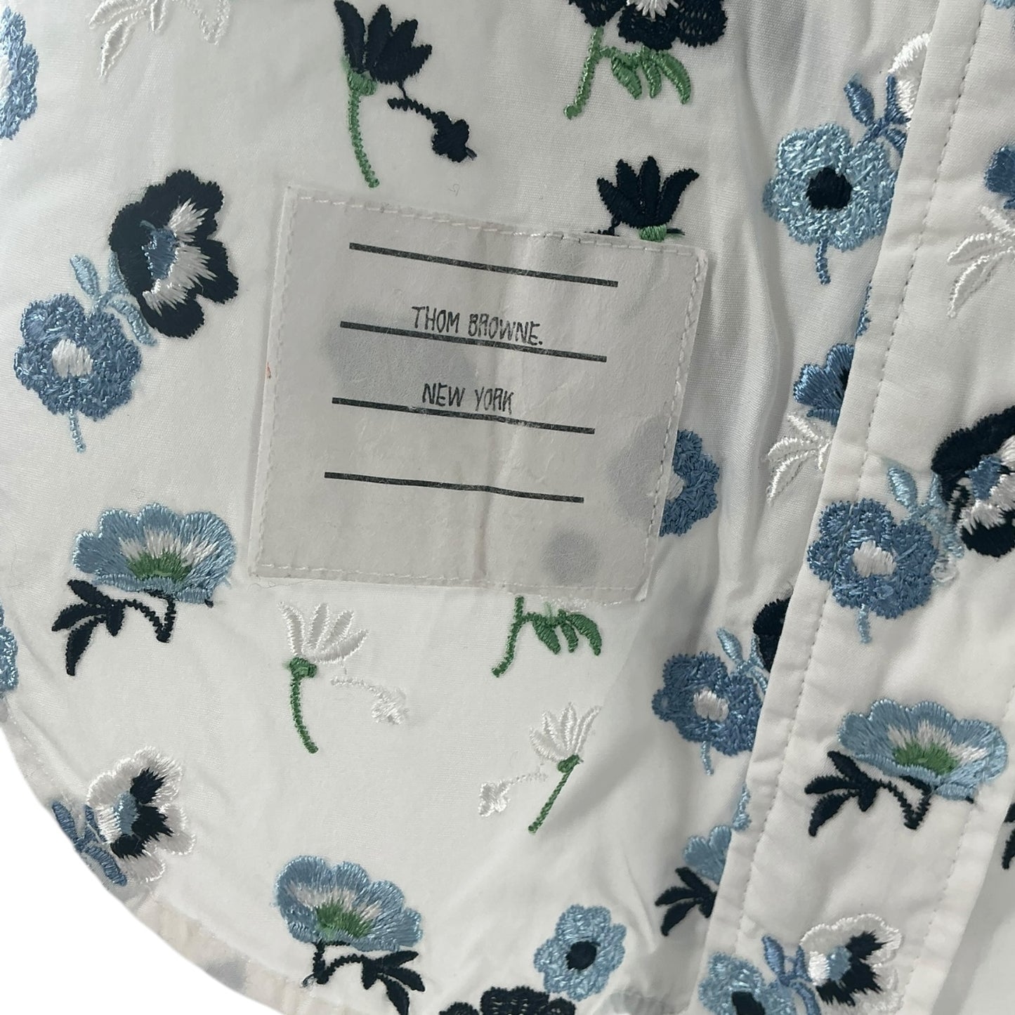 Thom Browne New York Floral Sleeveless Shirt