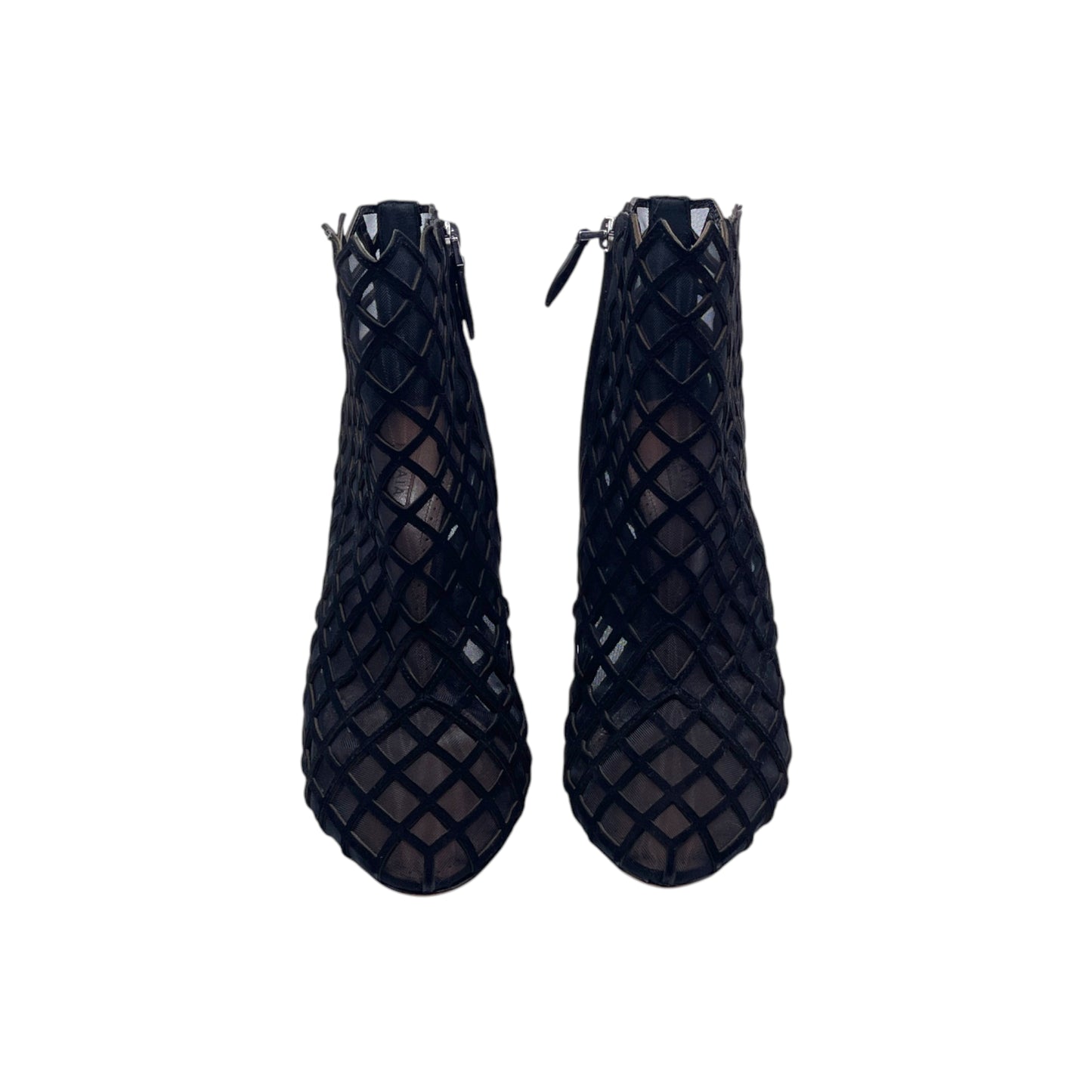 Alaïa Suede Mesh Boots