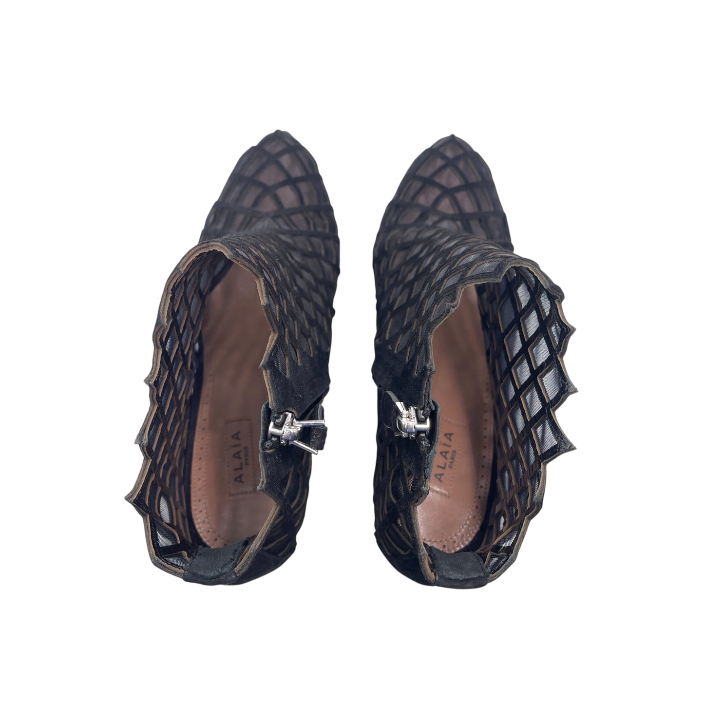 Alaïa Suede Mesh Boots