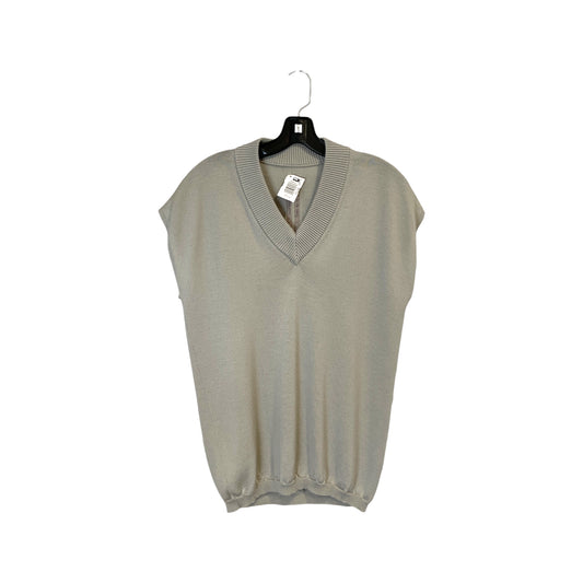 Rick Owens Grey Sleeveless Sweater