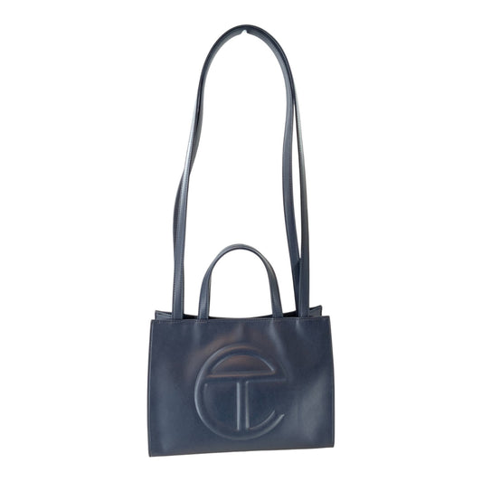 Telfar Tote Bag in Navy Blue