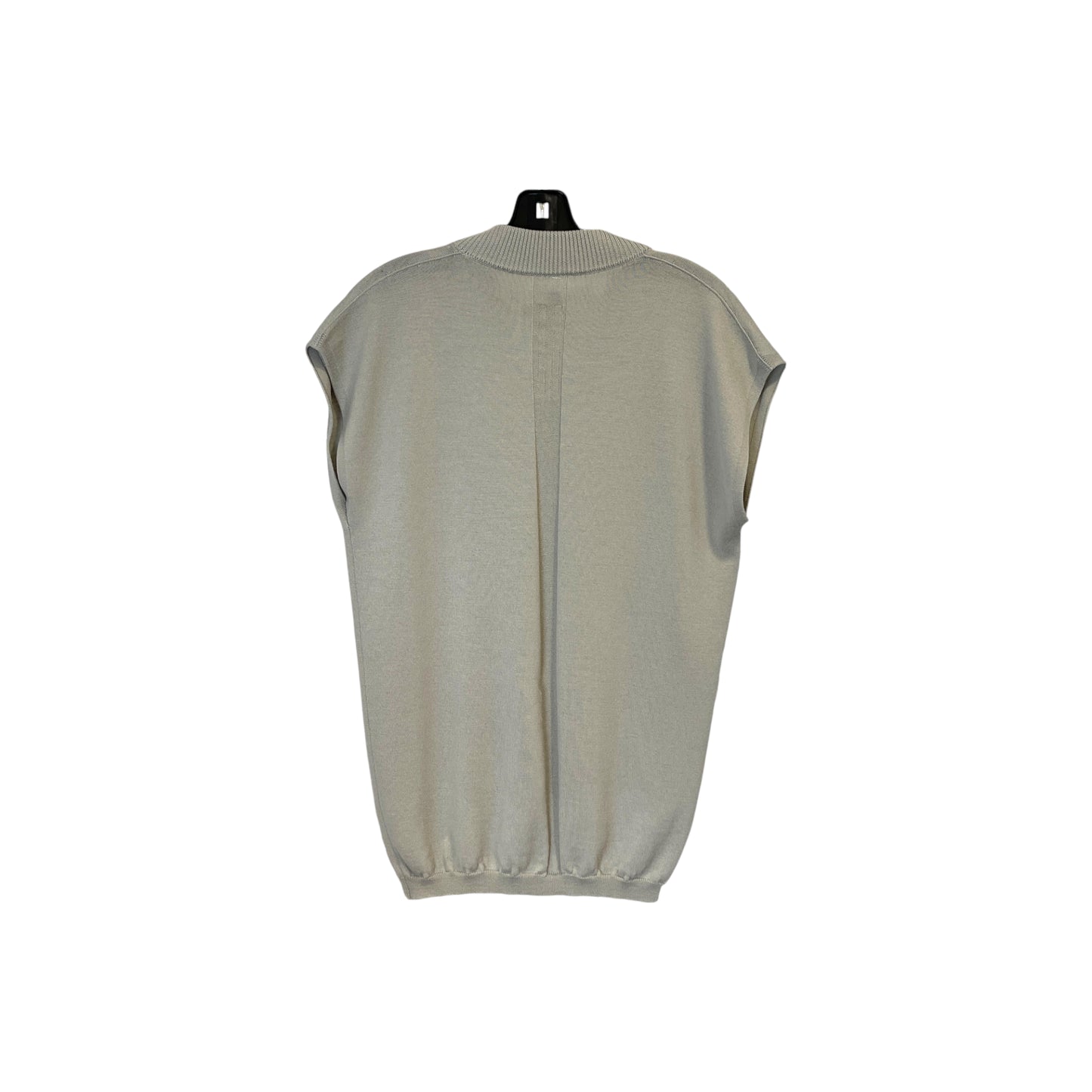 Rick Owens Grey Sleeveless Sweater
