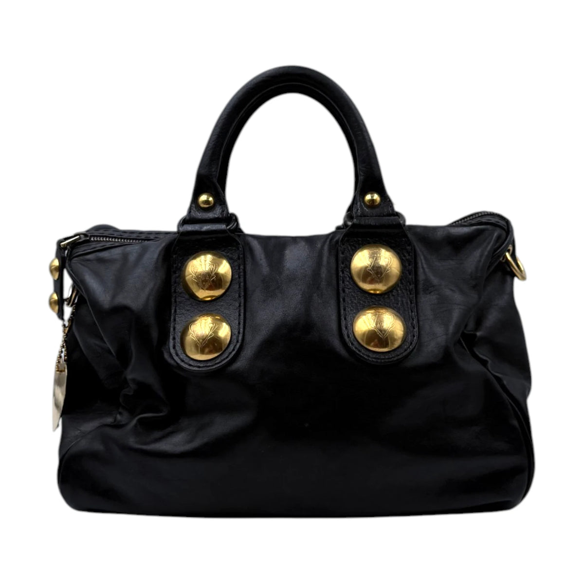Gucci Babouska Boston Leather Bag
