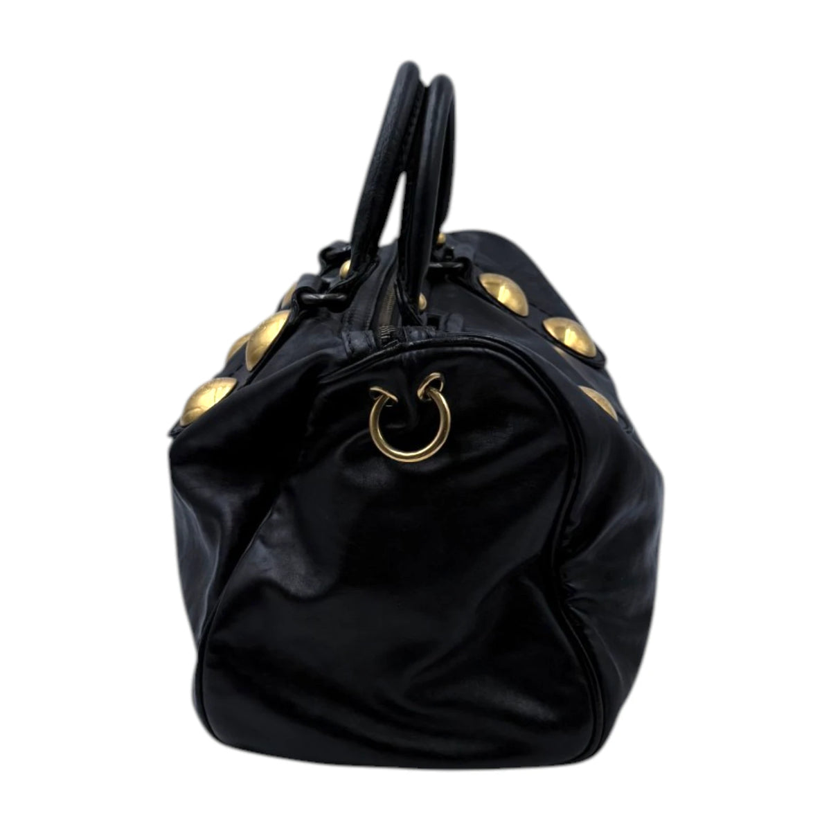 Gucci Babouska Boston Leather Bag