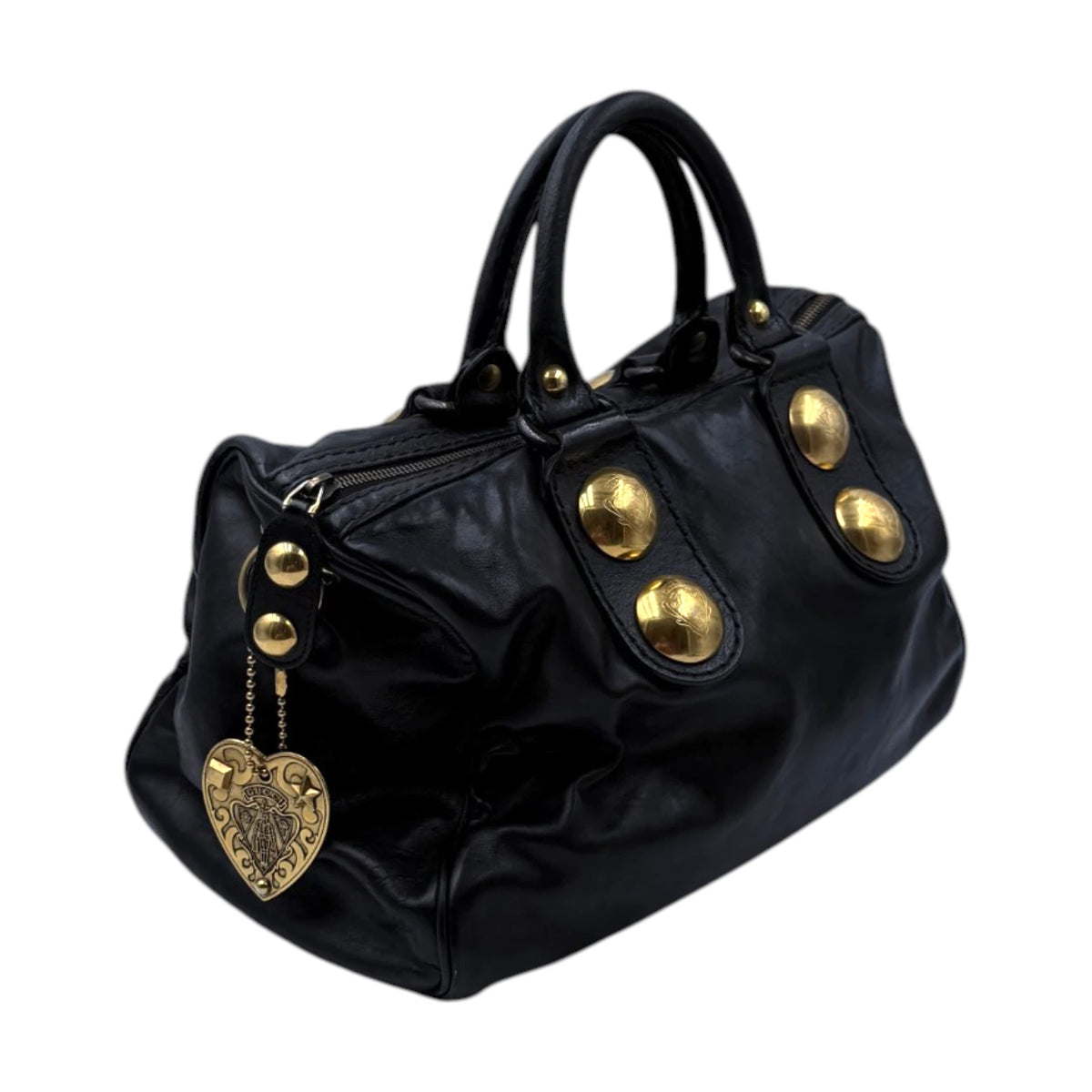 Gucci Babouska Boston Leather Bag