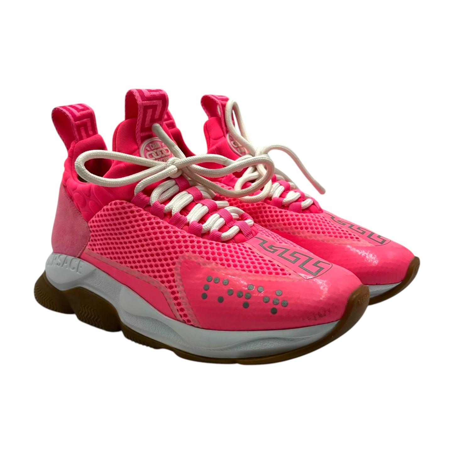 Versace Cross Chainer Mesh Low Top Sneaker