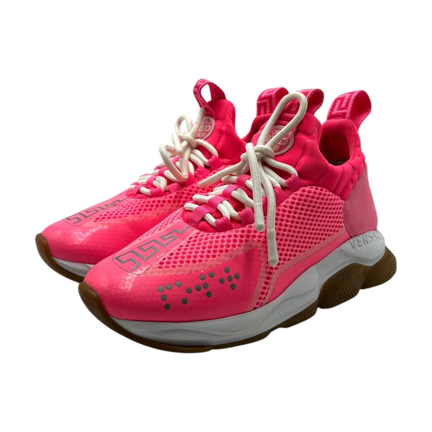 Versace Cross Chainer Mesh Low Top Sneaker