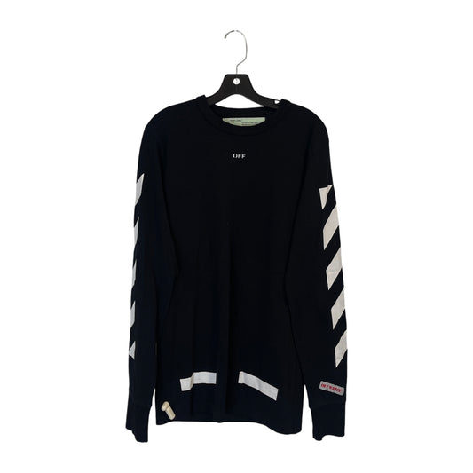 Off-White Cotton Long Sleeve T-Shirt