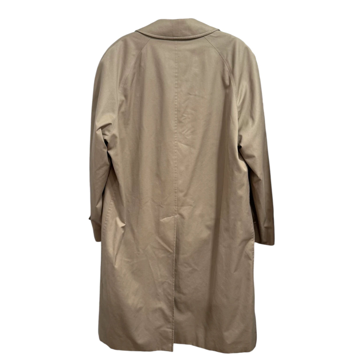 Burberry Tan Single-Breasted Car Coat