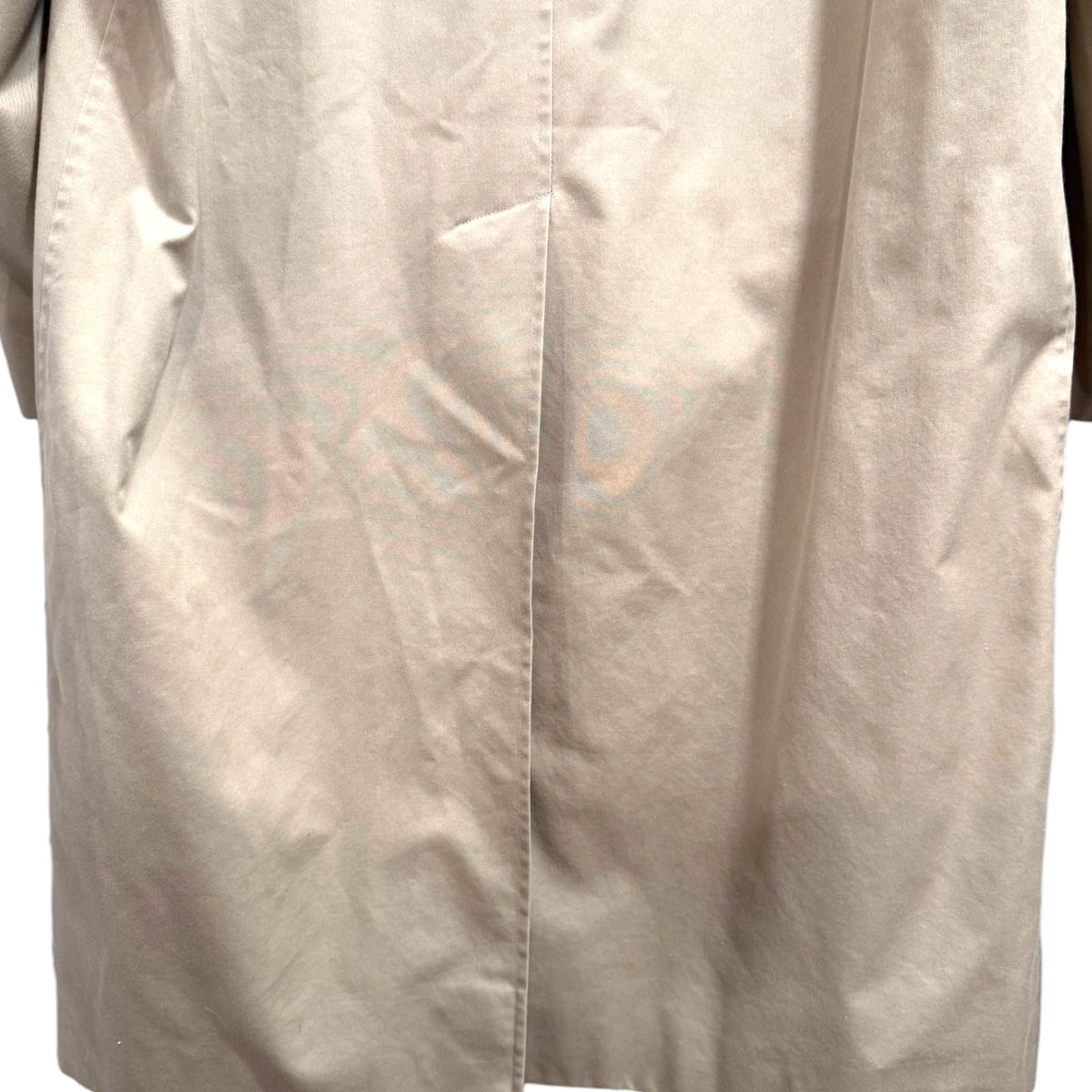 Burberry Tan Single-Breasted Car Coat