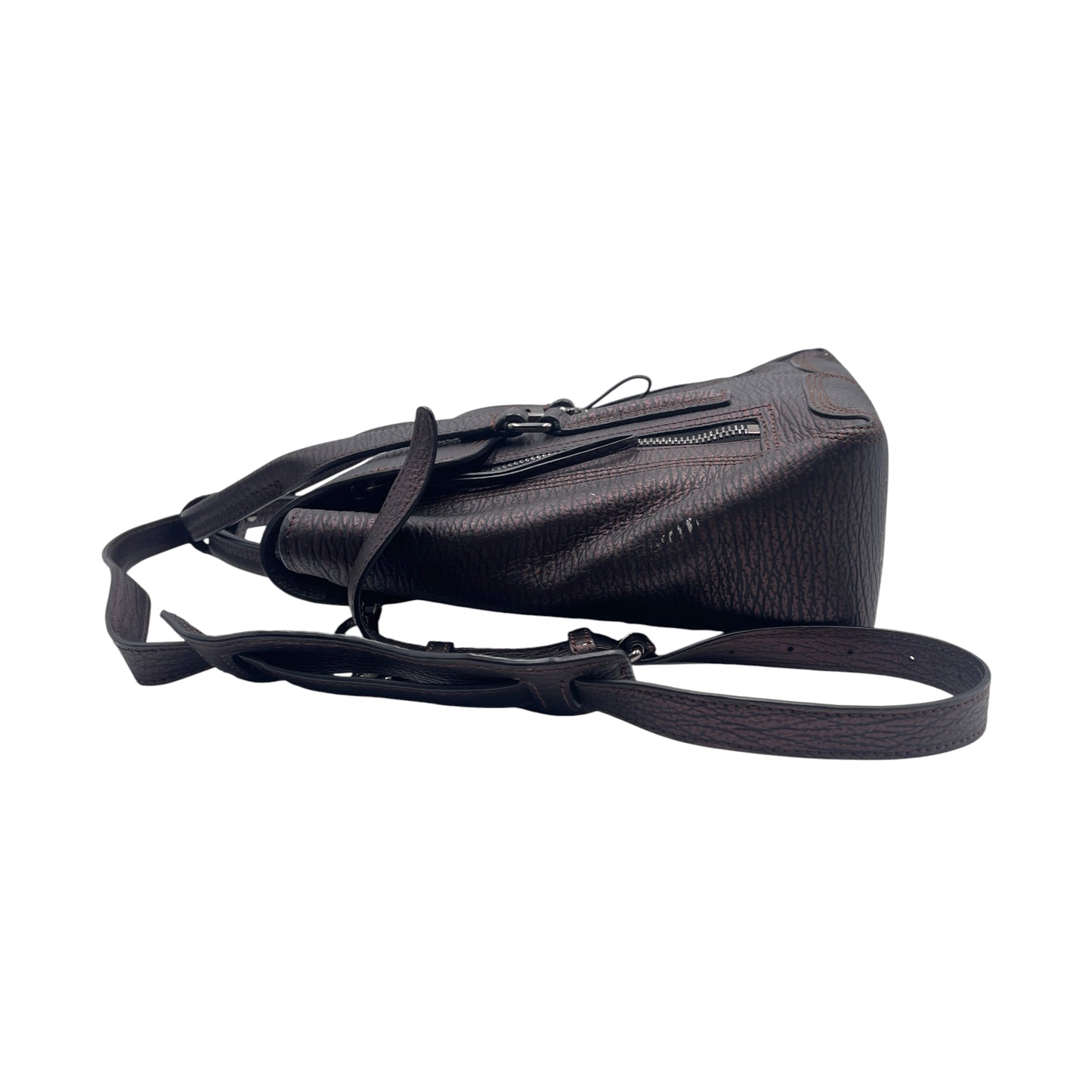 3.1 Phillip Lim Purple Textured Leather Satchel