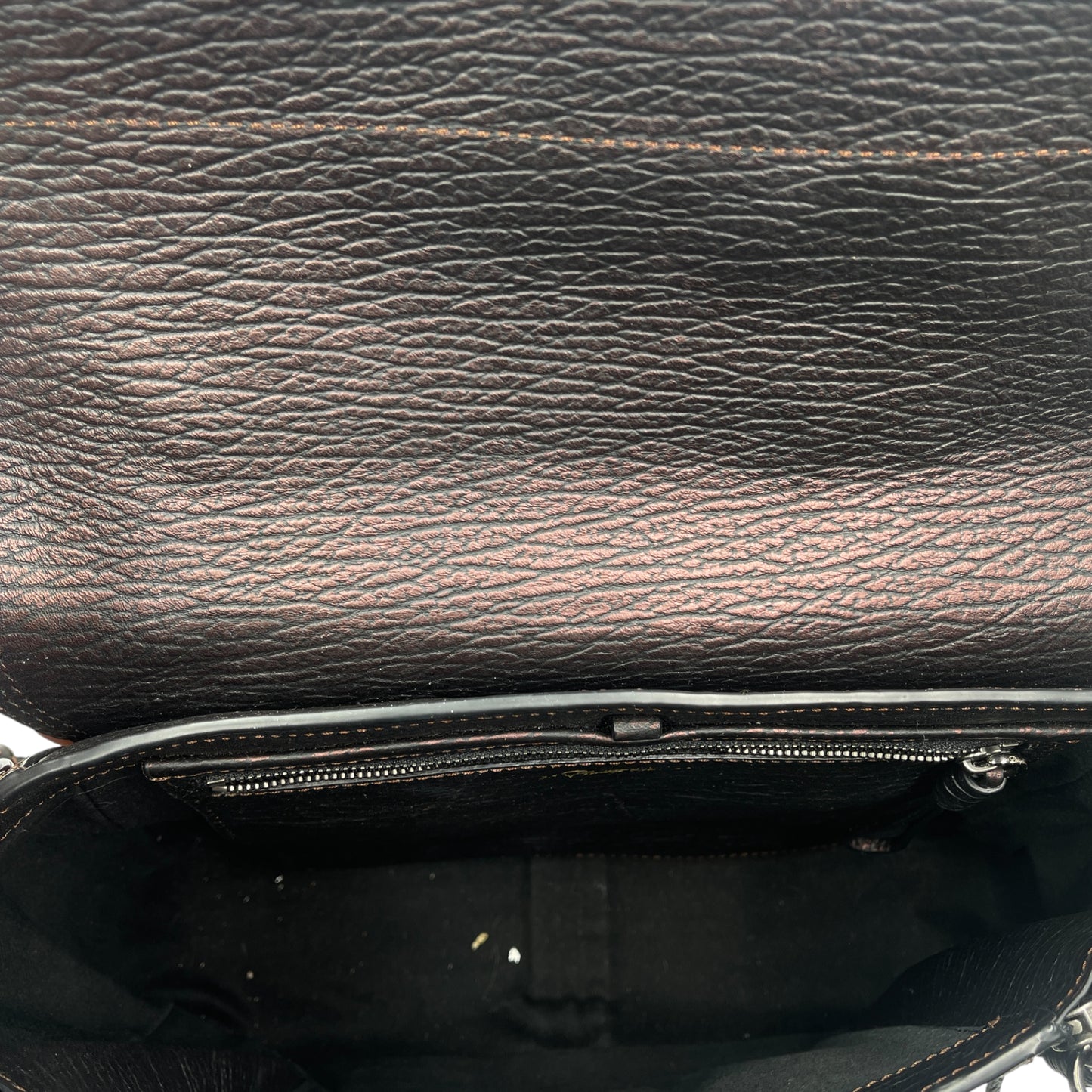 3.1 Phillip Lim Purple Textured Leather Satchel