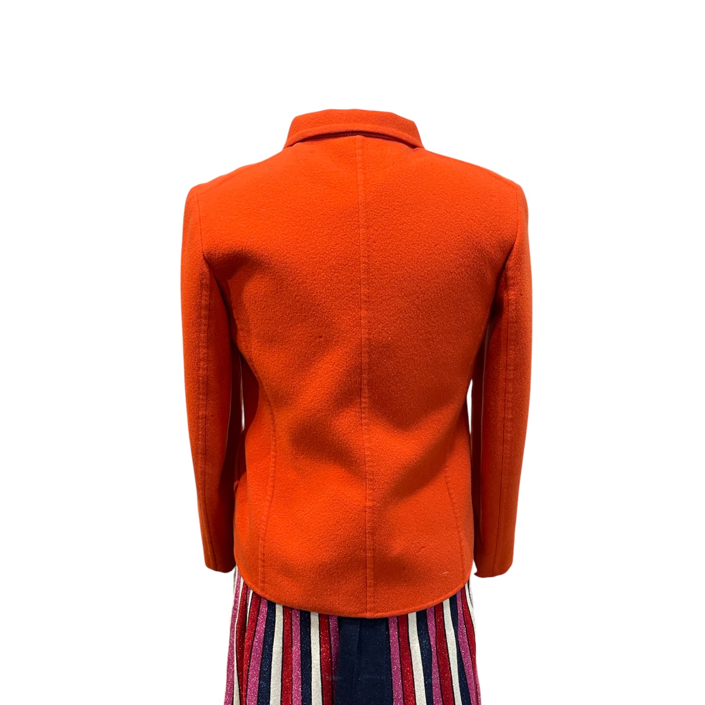 Jil Sander Orange Cashmere Blazer