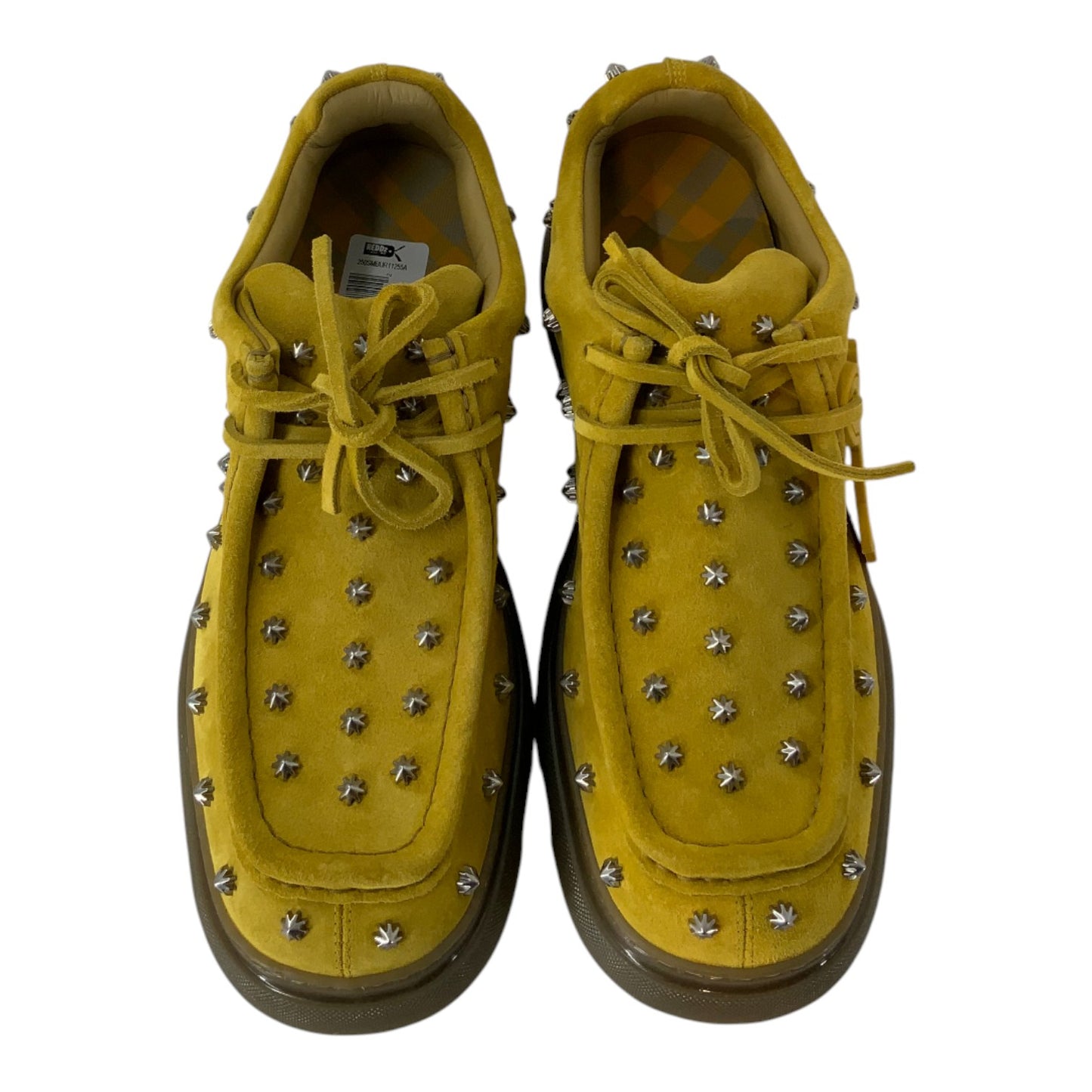 Burberry Creeper Studded Suede Boots