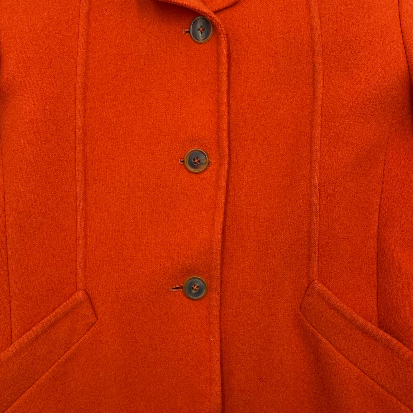 Jil Sander Orange Cashmere Blazer