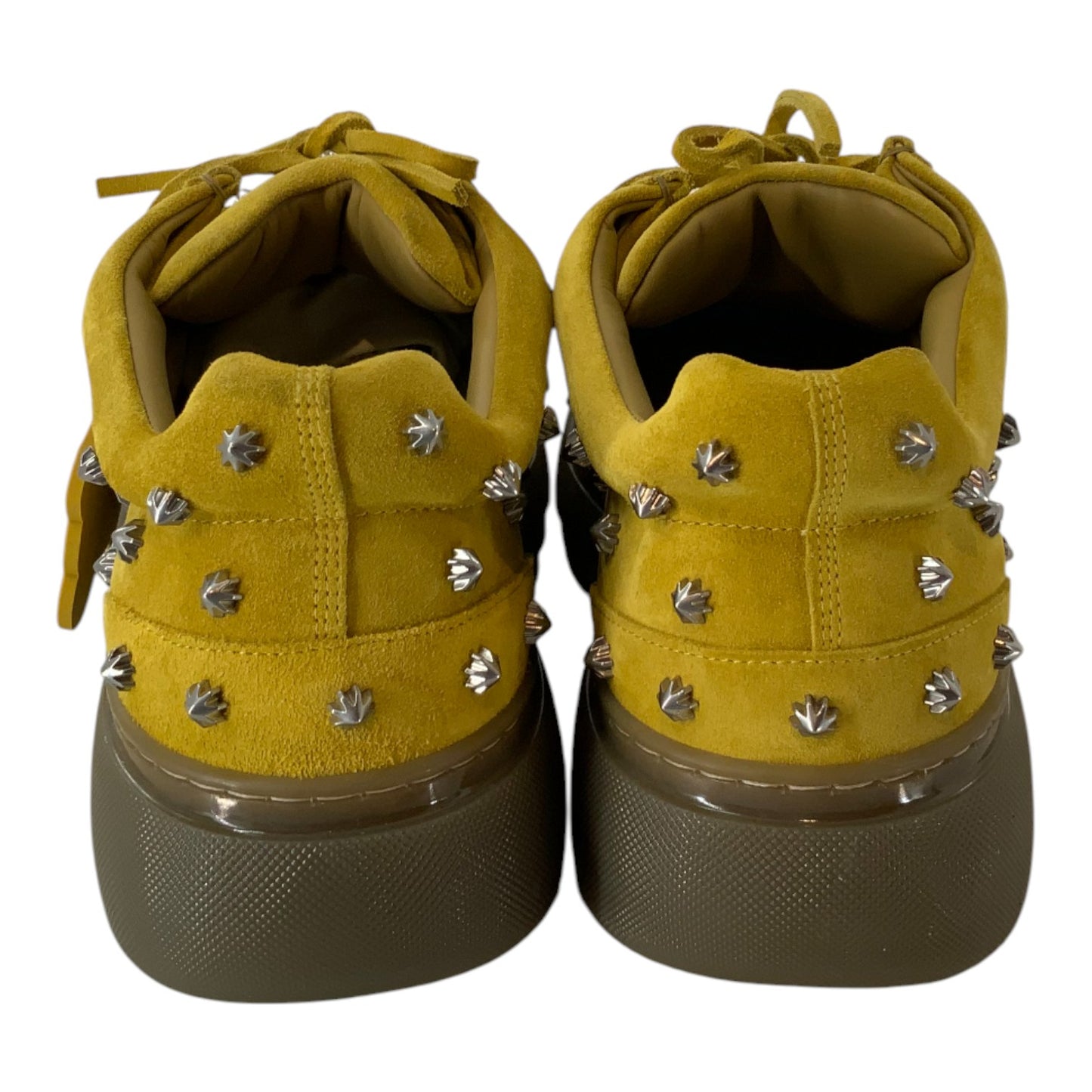 Burberry Creeper Studded Suede Boots