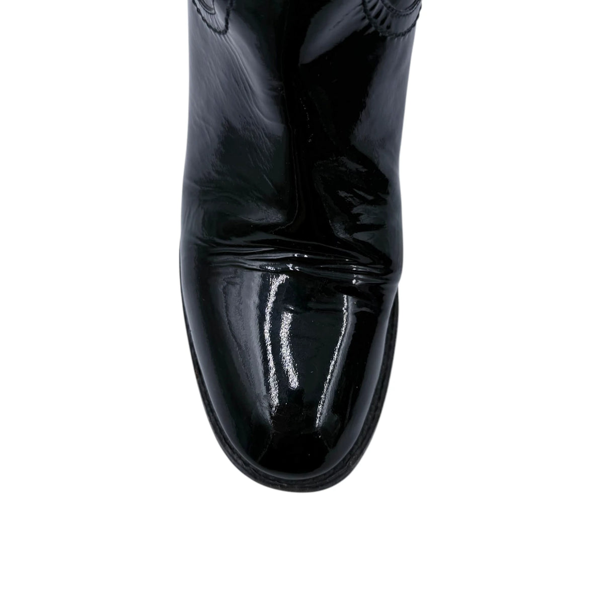 Chanel Interlocking CC Cowboy Mid-Calf Boots