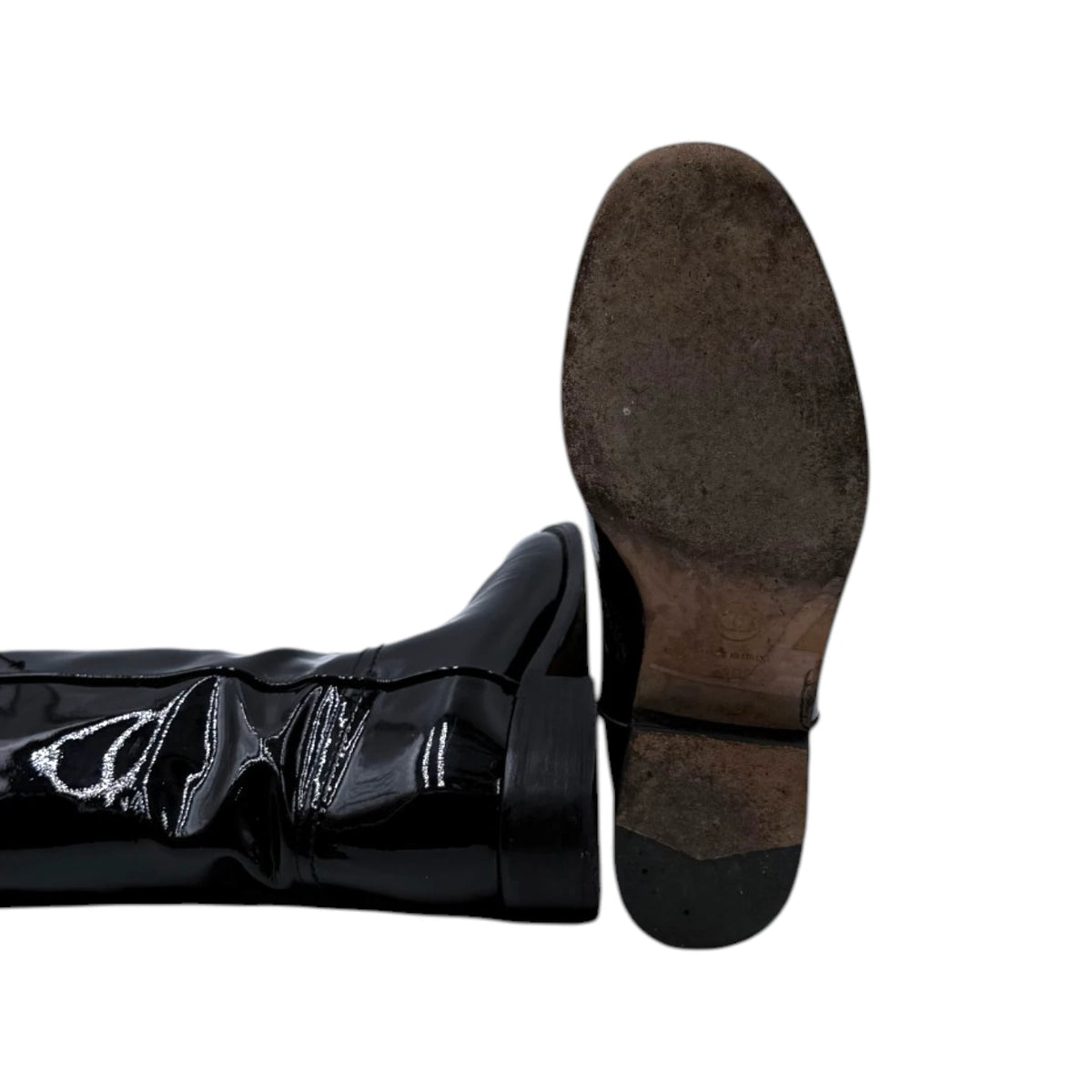 Chanel Interlocking CC Cowboy Mid-Calf Boots