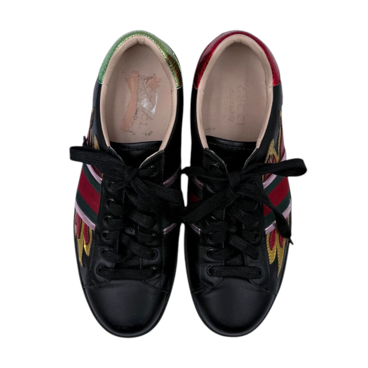 Gucci Ace Flame Low-Top Sneakers