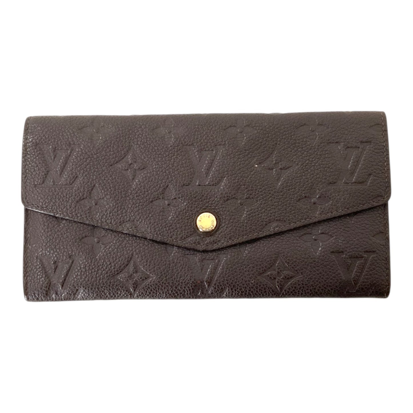 Louis Vuitton Brown Monogram Empreinte Leather Wallet