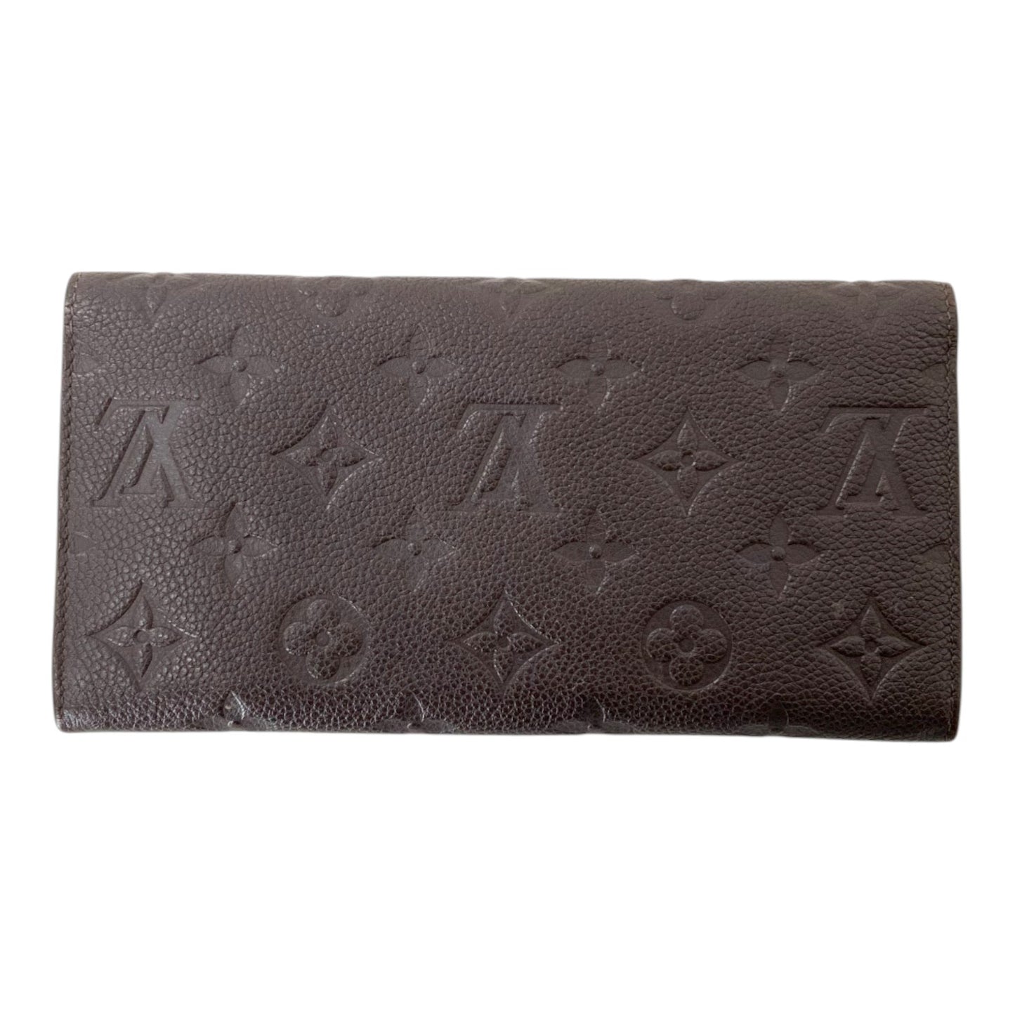 Louis Vuitton Brown Monogram Empreinte Leather Wallet