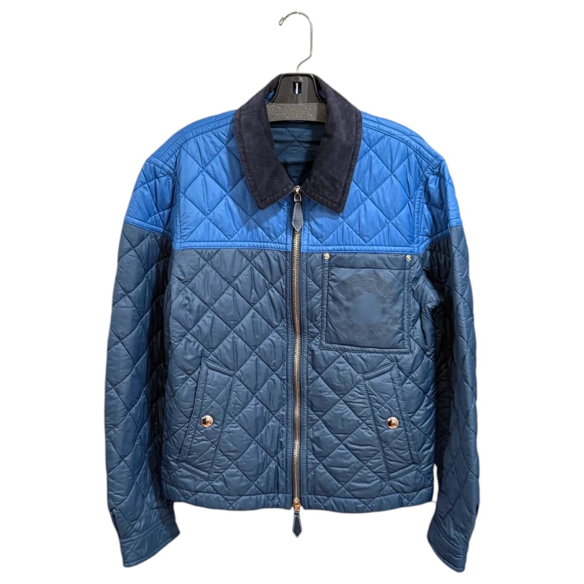 Burberry Two Tone Quilted Panel Jacket