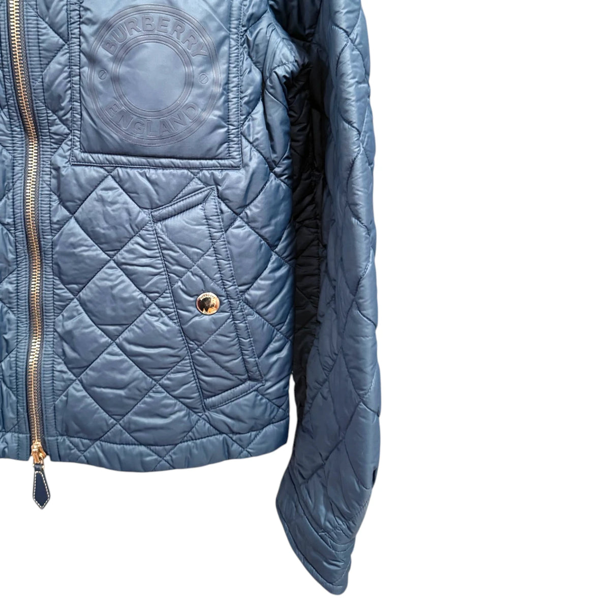 Burberry Two Tone Quilted Panel Jacket