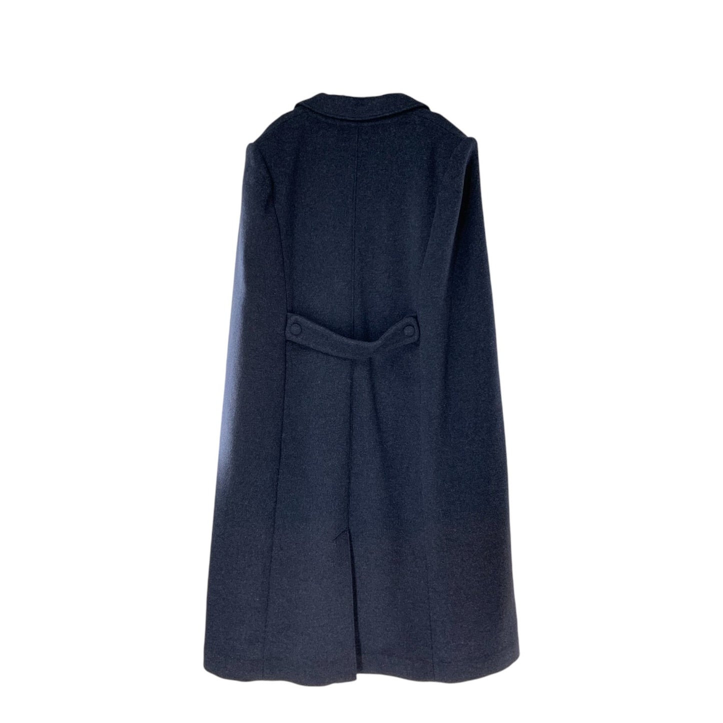 Cinq a Sept Blue Wool Cape