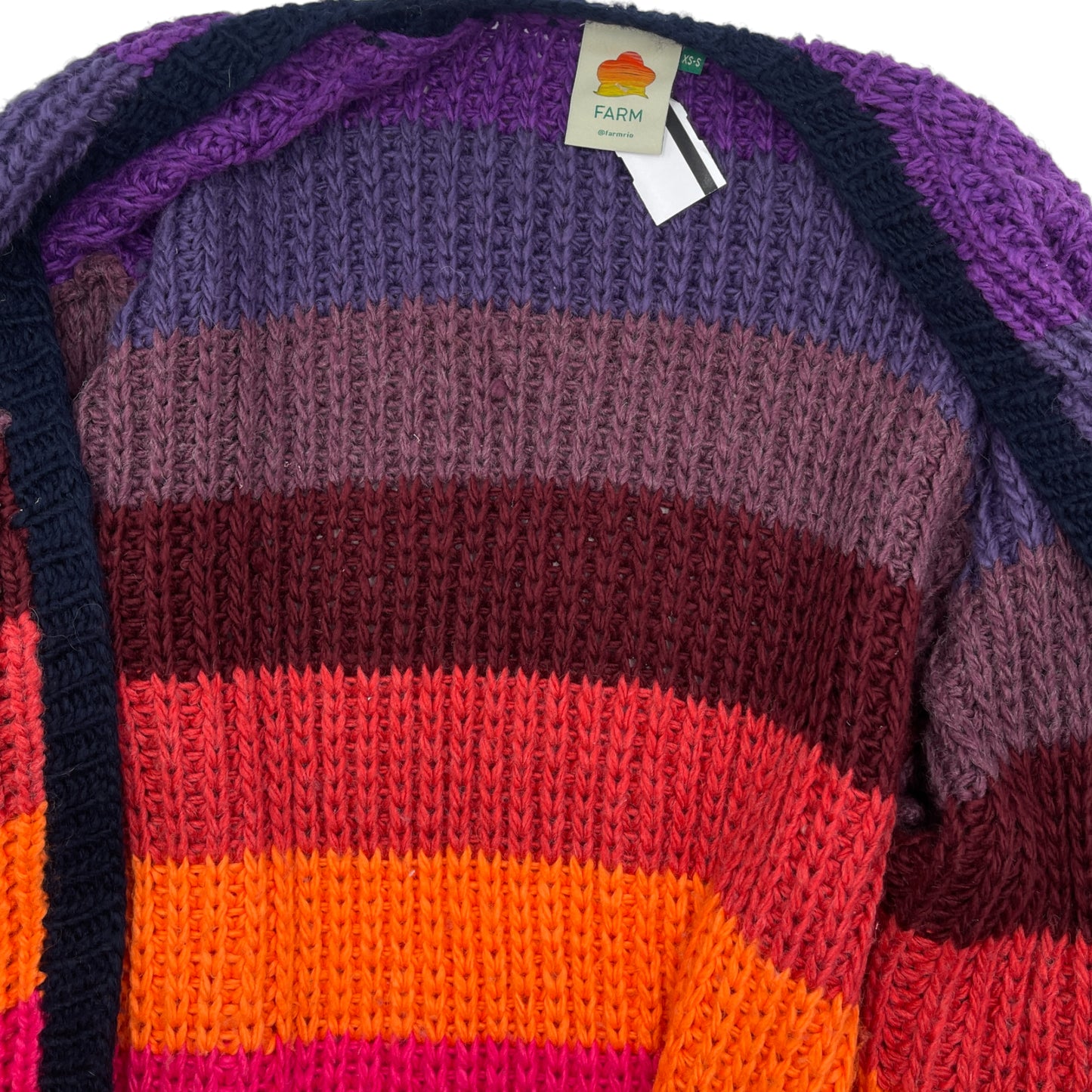 Farm Rio Rainbow Maxi Cardigan