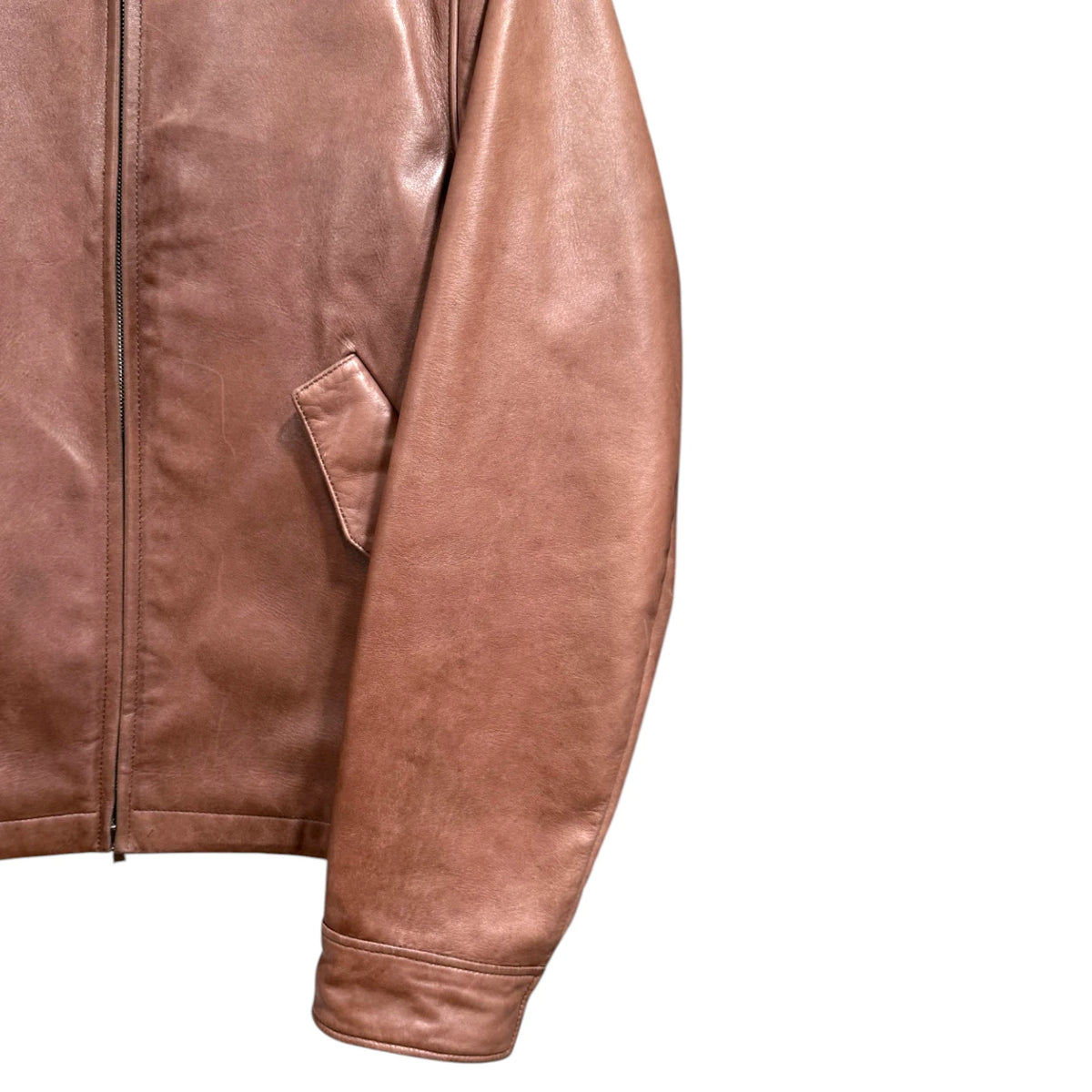 Acne Studios Regular Leather Racer Jacket