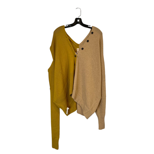 Marni Asymmetrical Two-Tone Cardigan