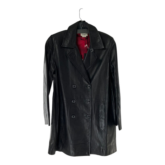 Zadig & Voltaire Button Closure Leather Jacket
