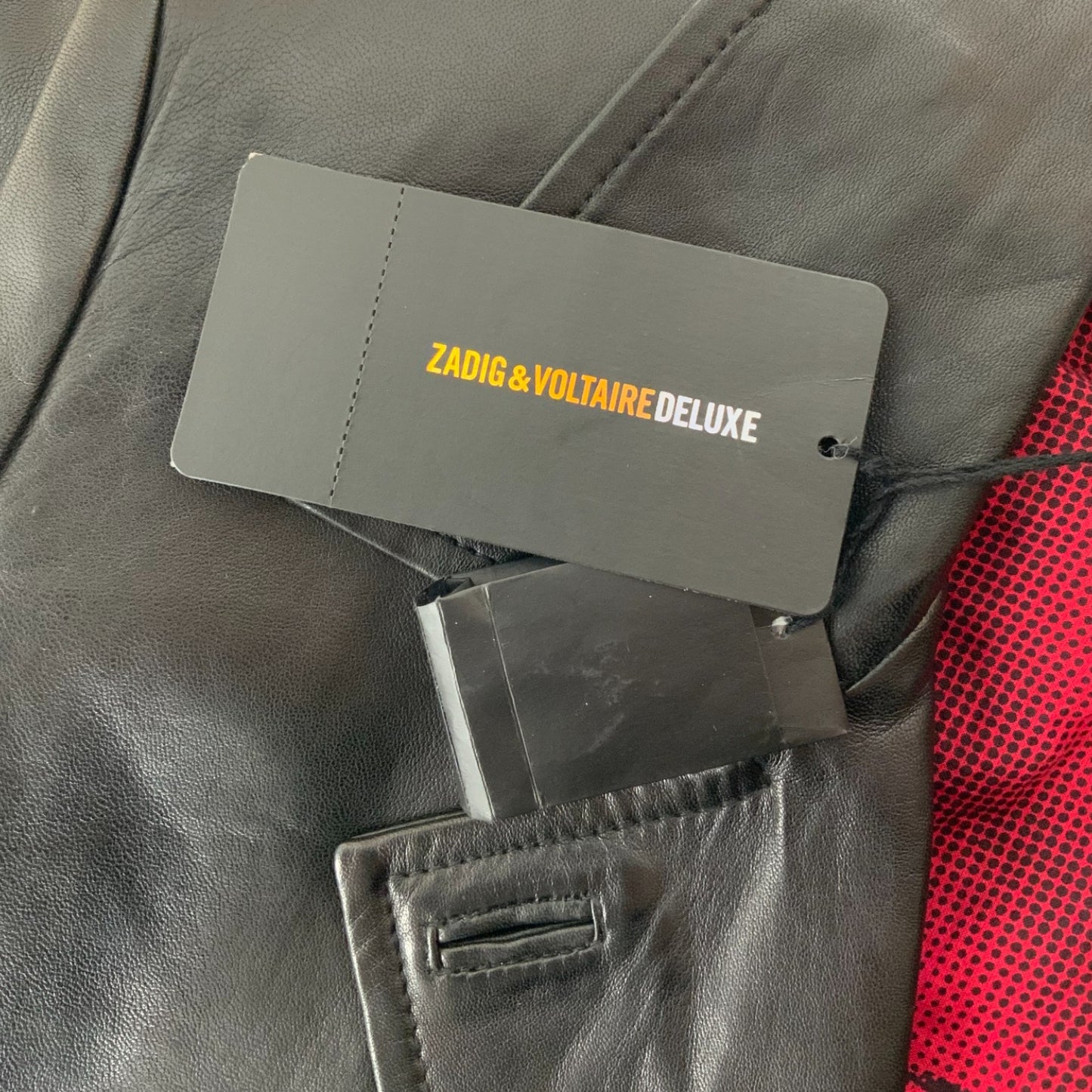 Zadig & Voltaire Button Closure Leather Jacket