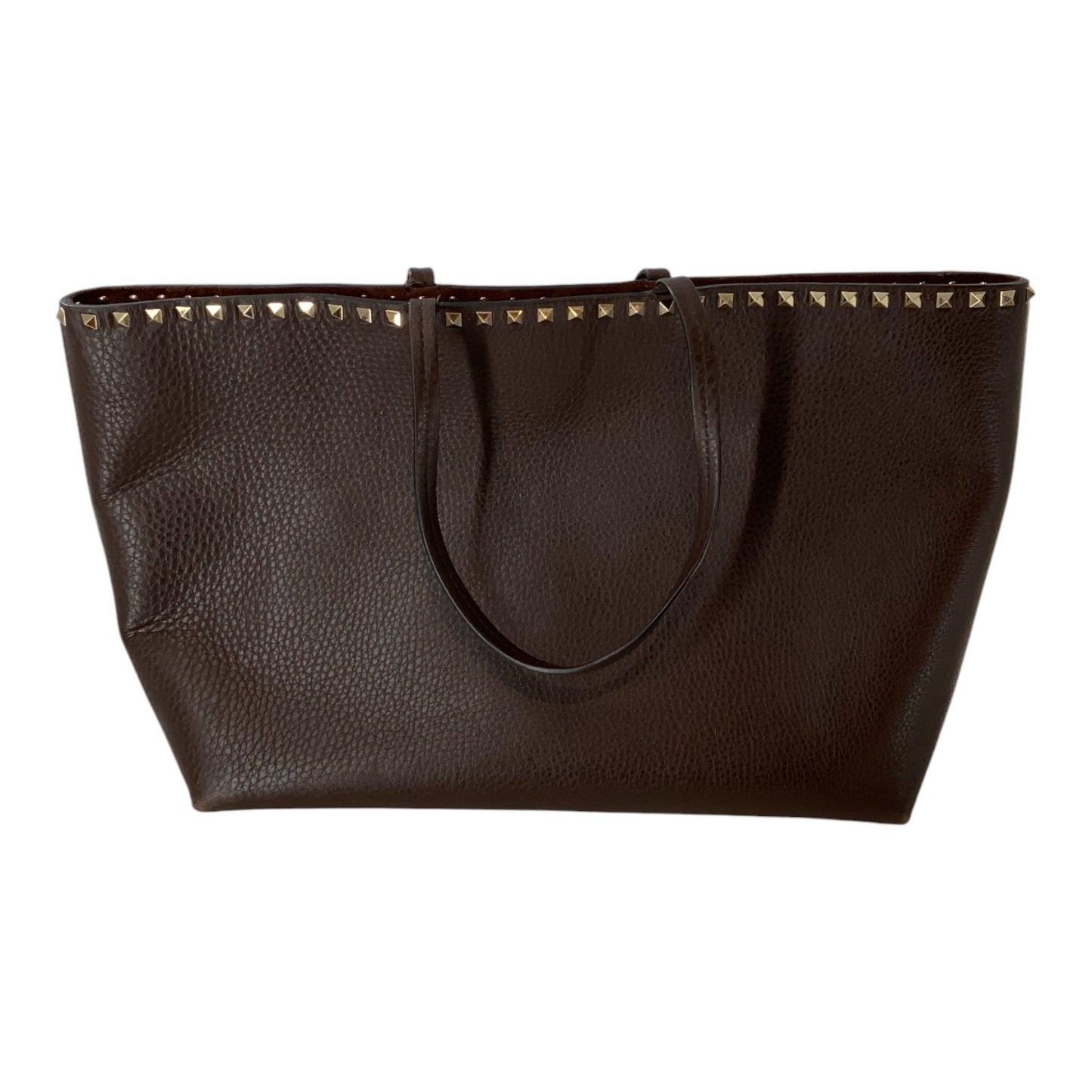 Valentino Garavani Rockstud Grainy Calfskin Tote Bag