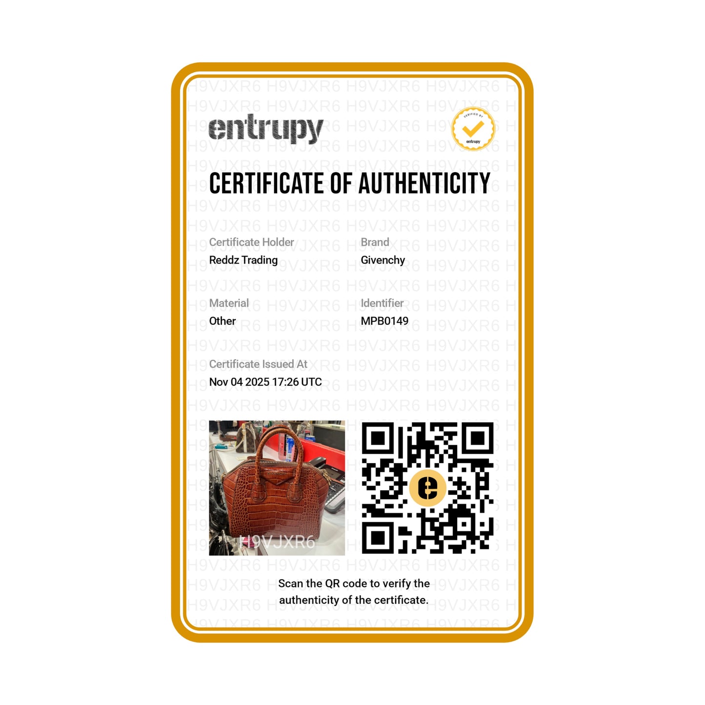 Givenchy Croc-Embossed Mini Antigona Bag