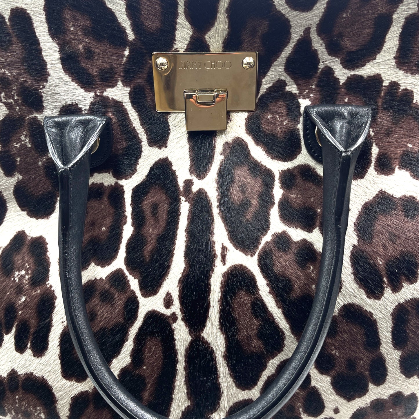Jimmy Choo Riley Ponyhair Tote