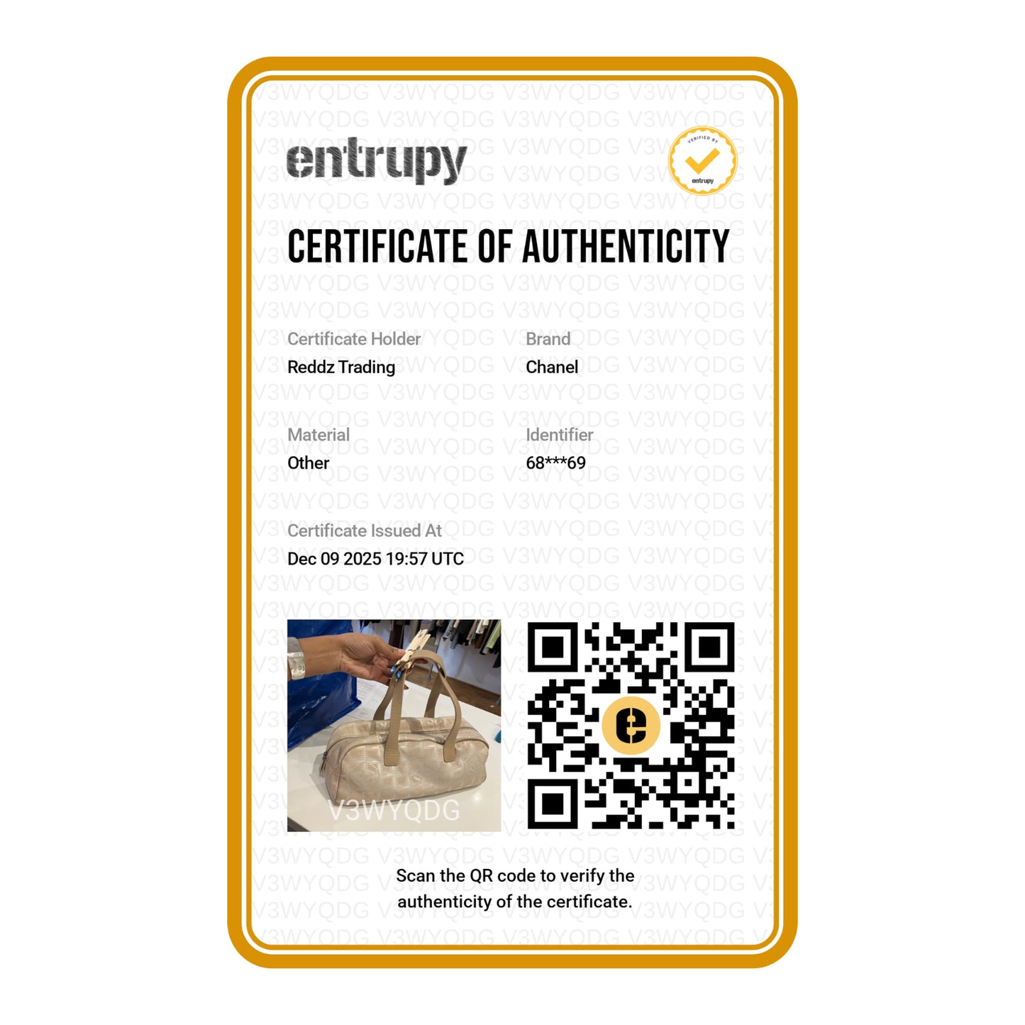 Chanel Mini Canvas Boston Bag