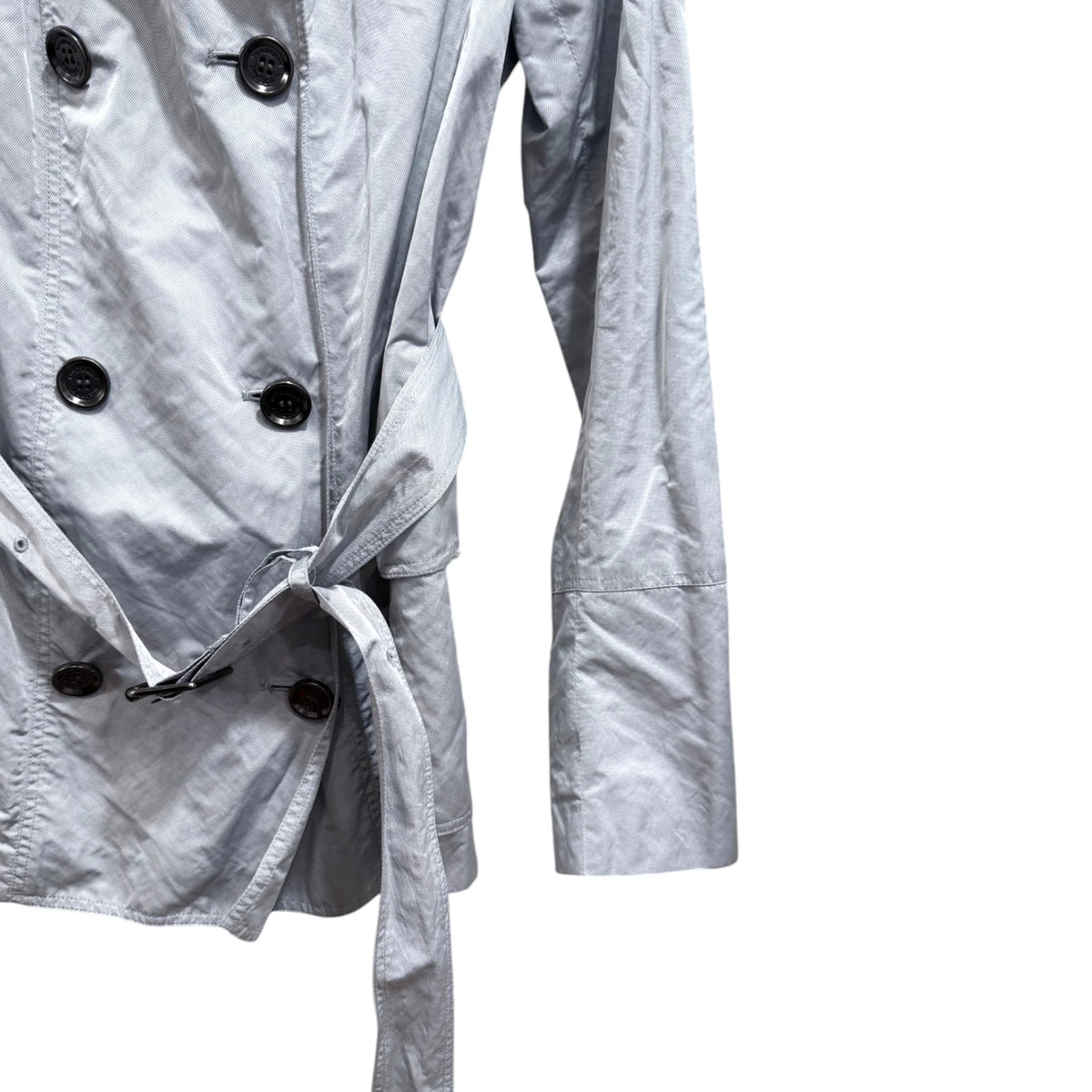 Burberry Brit Kerringdale Dove Grey Short Trench Coat