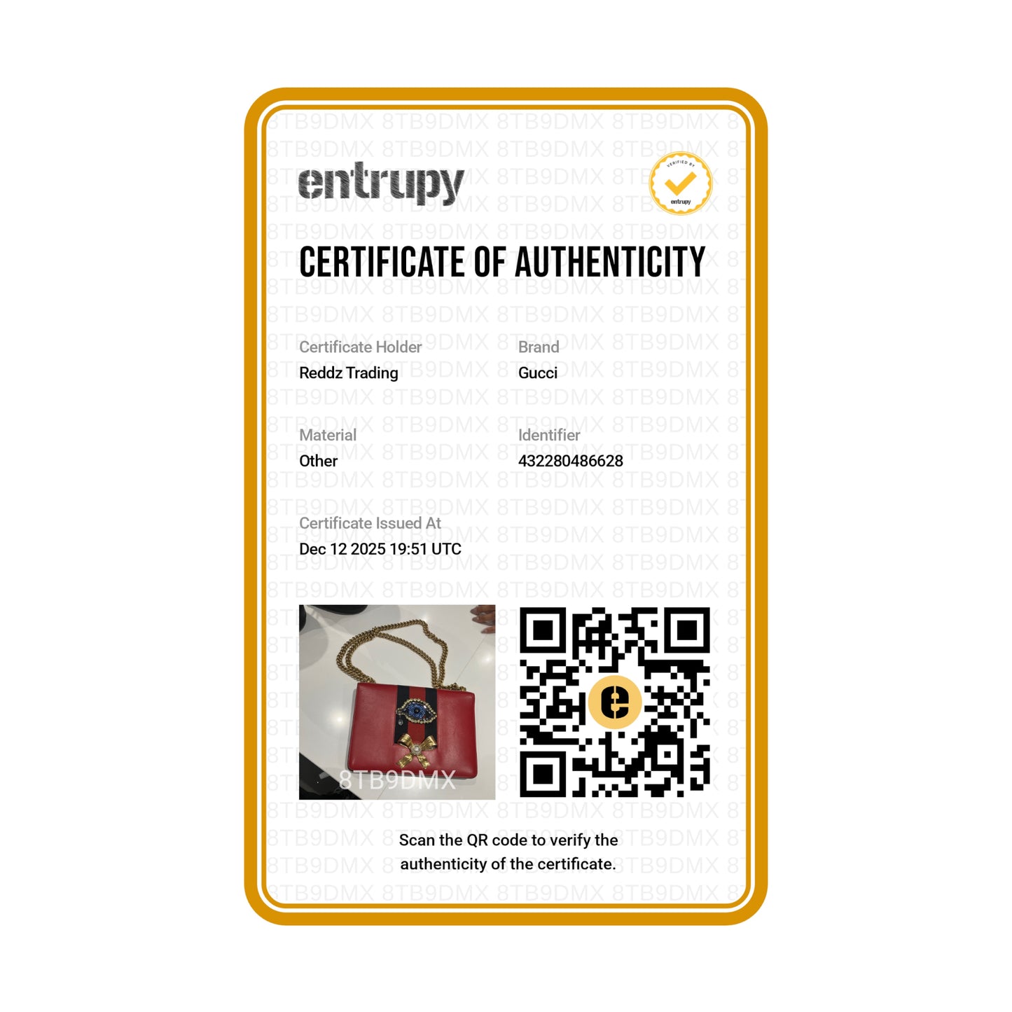 Gucci Peony Red Leather Shoulder Bag