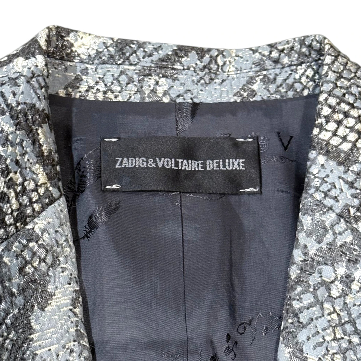 Zadig & Voltaire Deluxe Veda Python Blazer