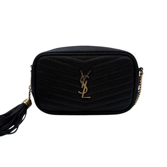 Saint Laurent Grain De Poudre Matelasse Mini Lou Camera Bag