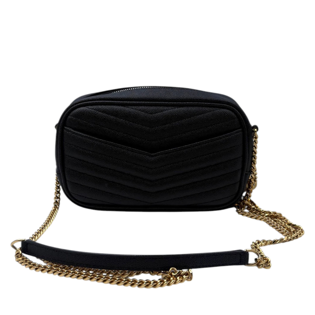 Saint Laurent Grain De Poudre Matelasse Mini Lou Camera Bag