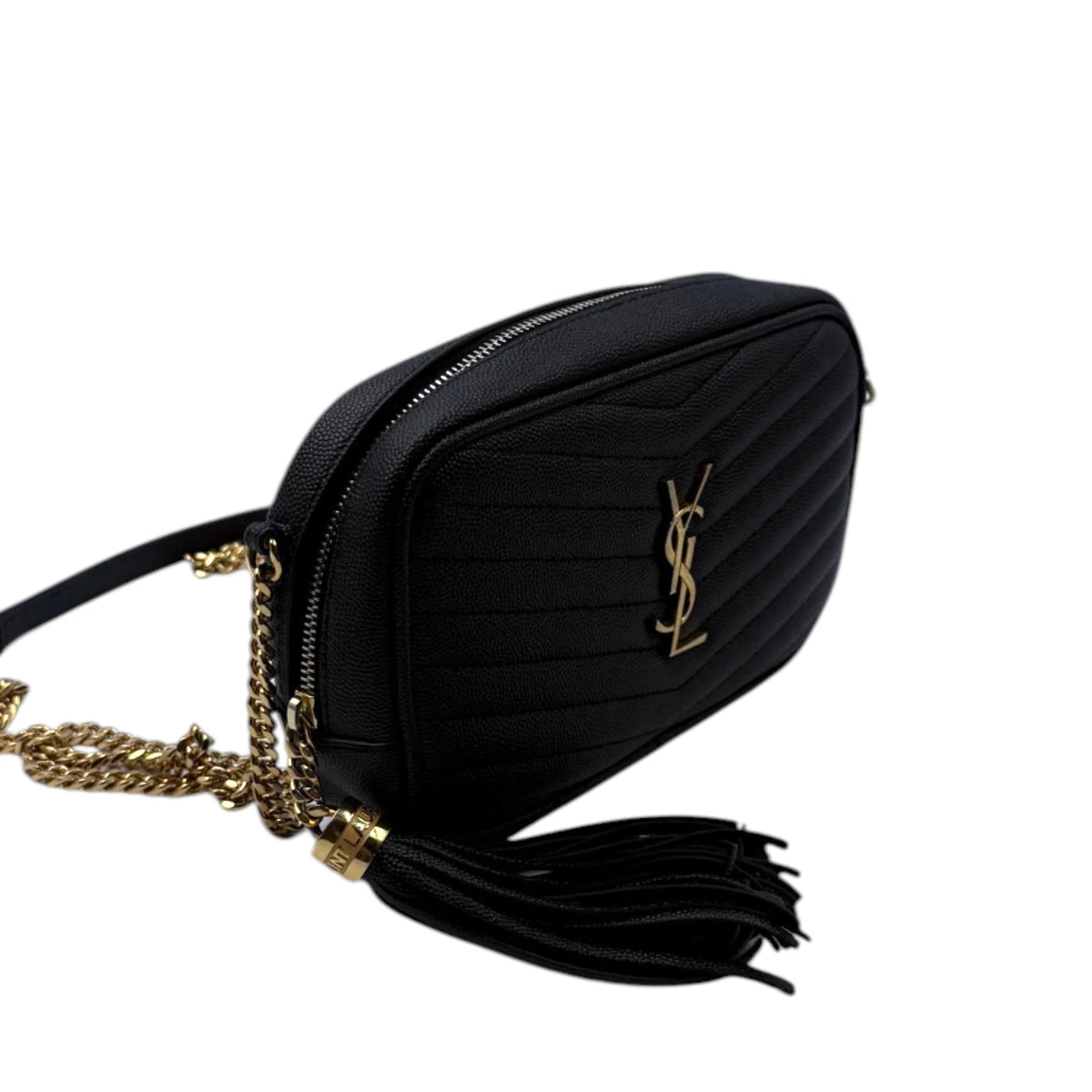 Saint Laurent Grain De Poudre Matelasse Mini Lou Camera Bag