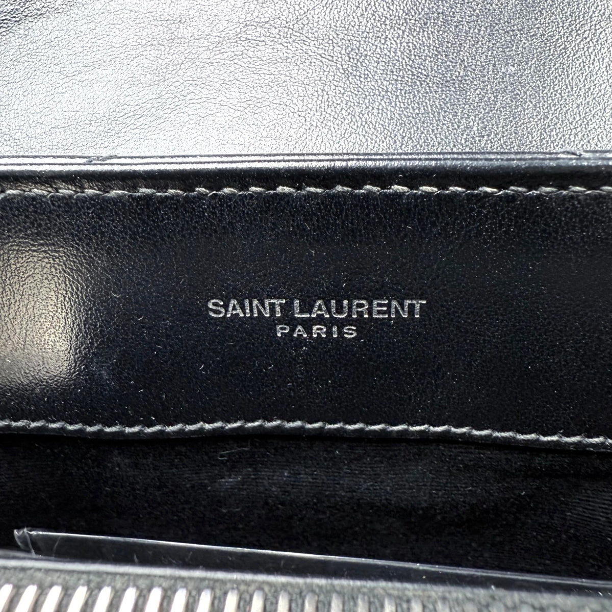 Saint Laurent Calfskin Quilted Chevron Loulou Small Shoulder Bag