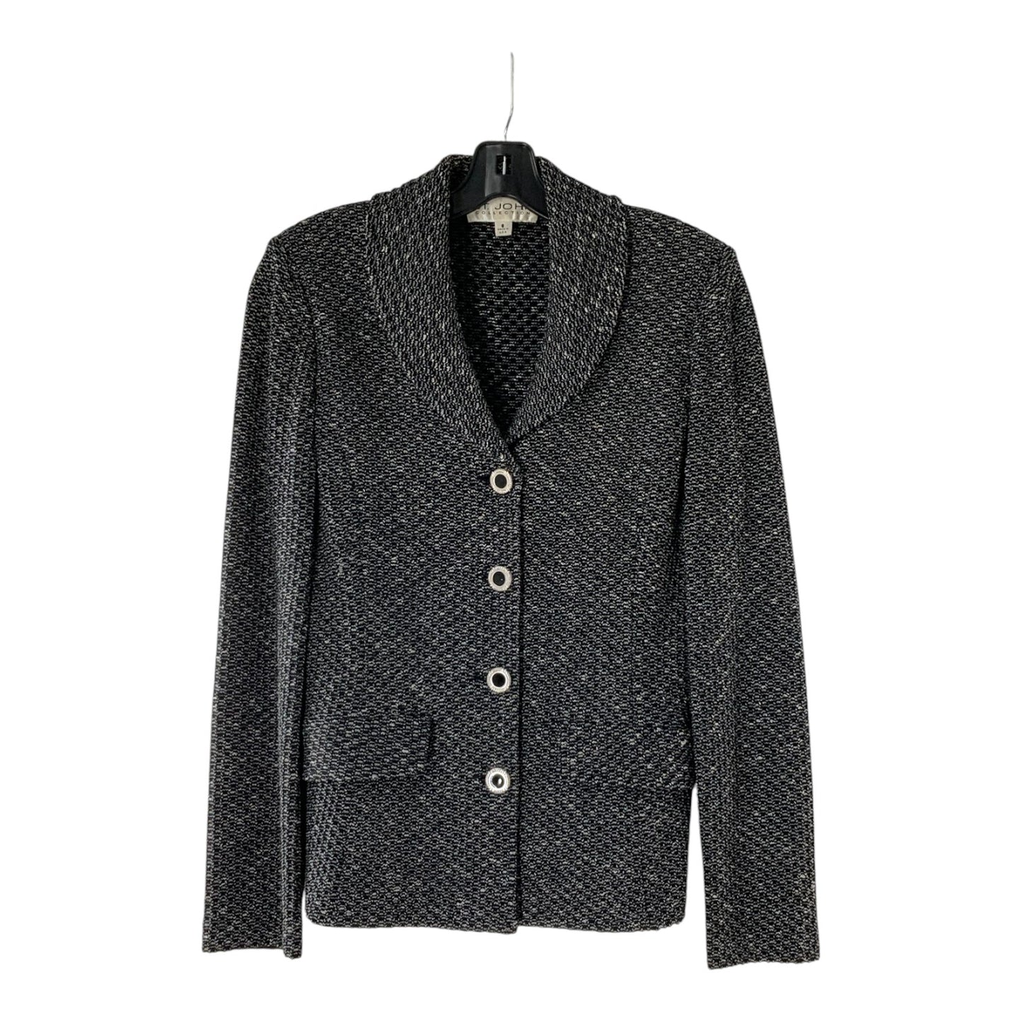 St. John Collection Black and White Knit Blazer