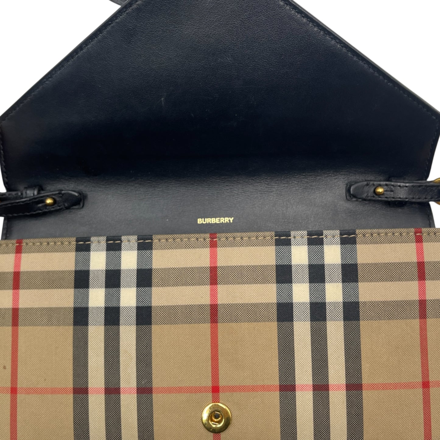 Burberry Hannah Check Wallet Crossbody