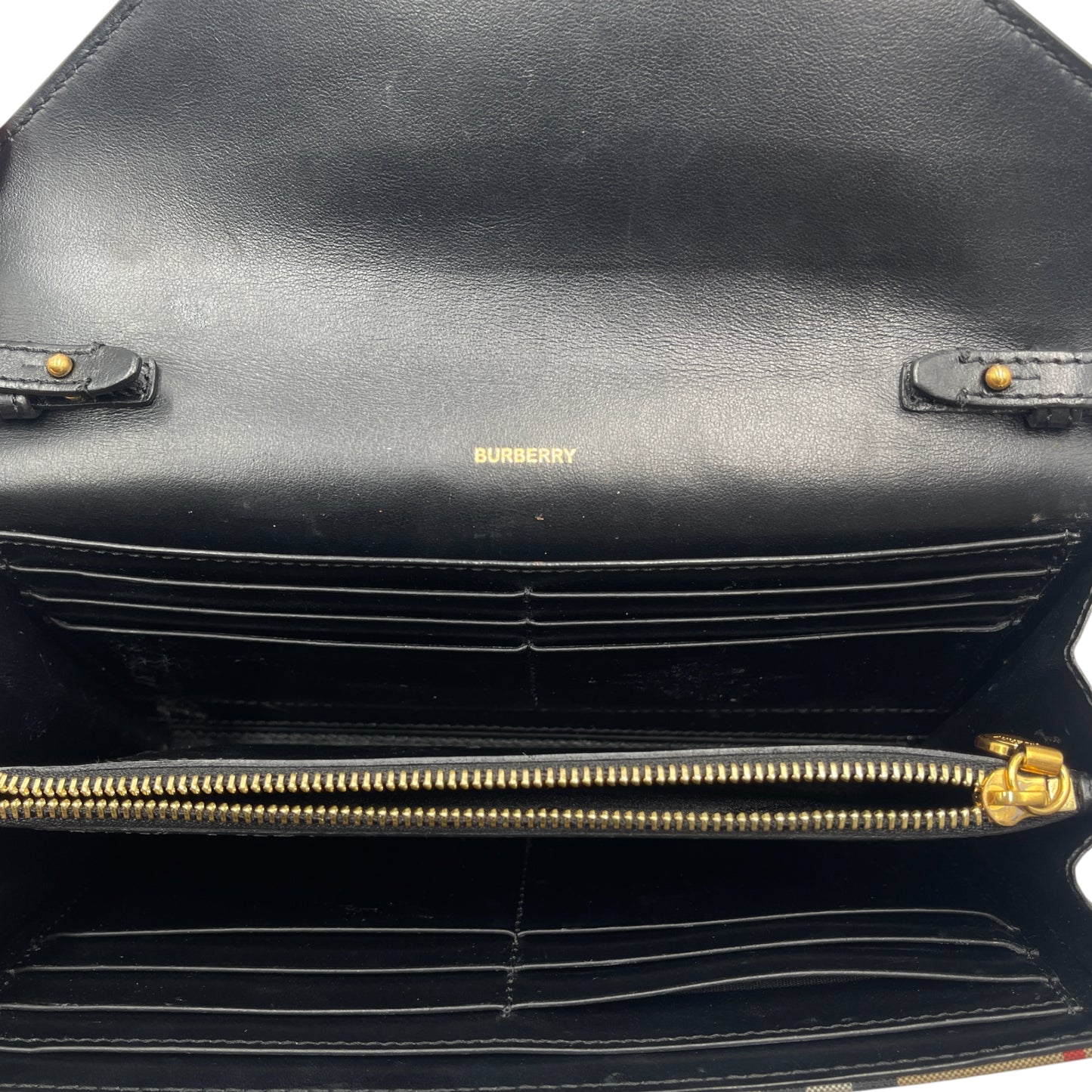 Burberry Hannah Check Wallet Crossbody